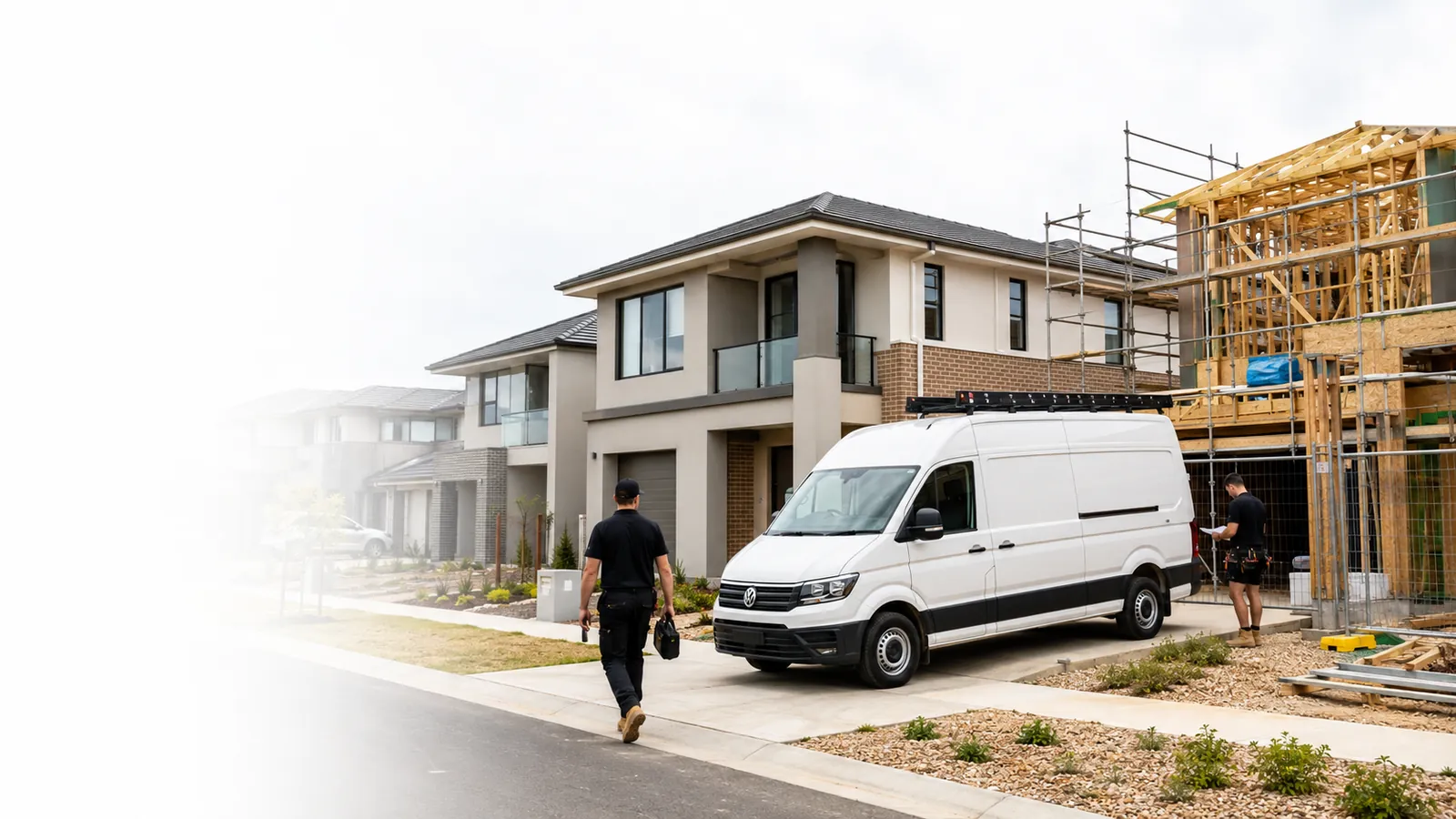 New two-storey family home taking shape in the Hills District
