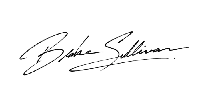 Blake Sullivan's signature